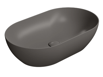 COLOR ELEMENTS 60X37 - Countertop oval ceramic washbasin by GSI ceramica - view 2